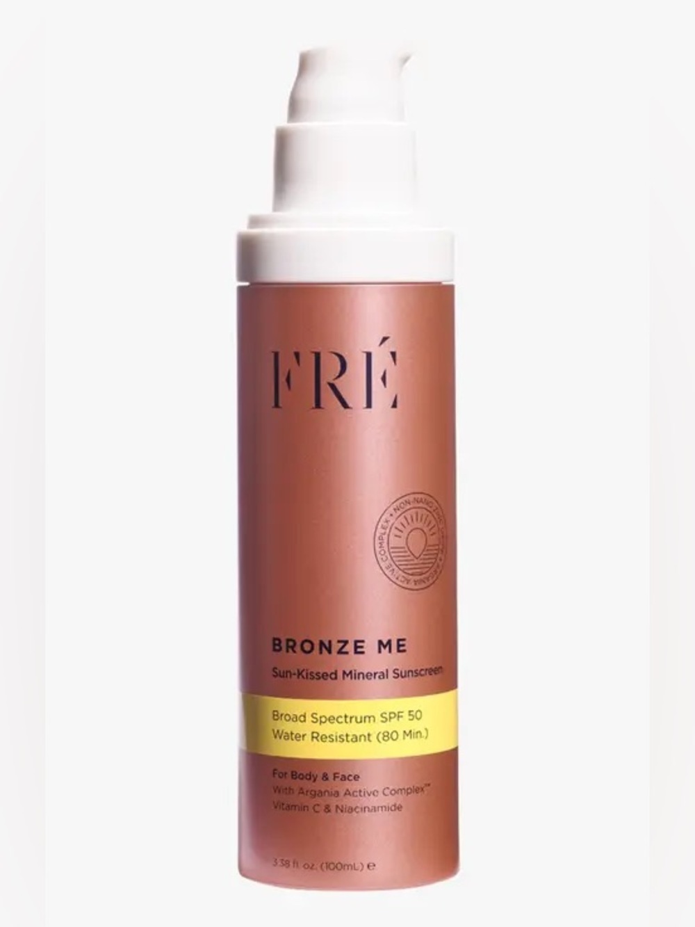 FRÉ Skincare BRONZE ME Sun-Kissed Mineral Sunscreen SPF 50 NIB